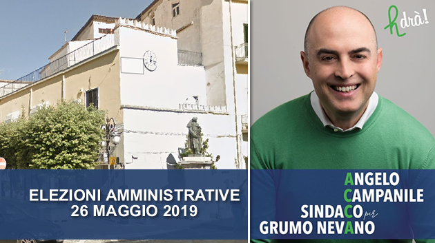 Grumo Nevano, Angelo CAMPANILE candidato a SINDACO alle prossime AMMINISTRATIVE 2019.